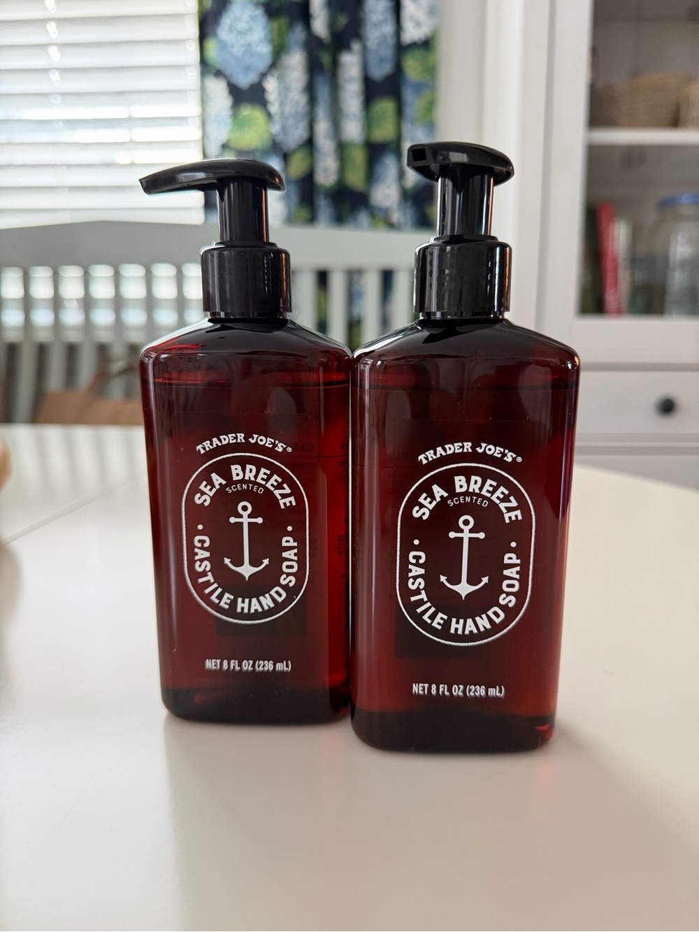 Set of (2) Trader Joe's Sea Breeze Castile Hand Soap 8 oz - smells amazing!